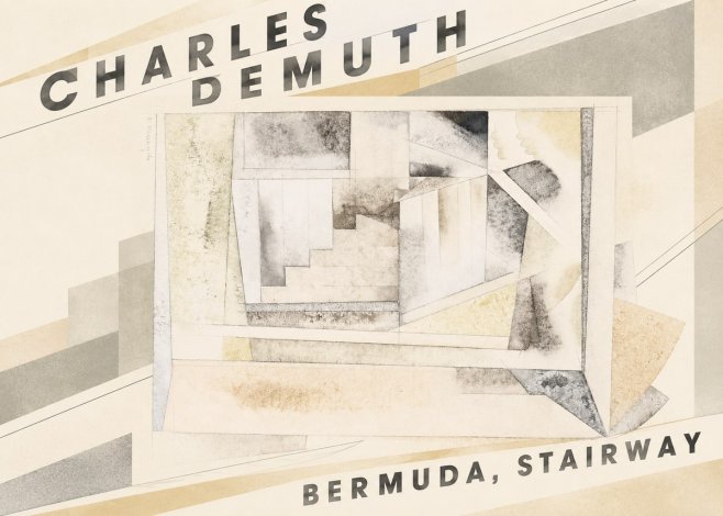 Charles Demuth Bermuda, Stairway No3 - Affiche
