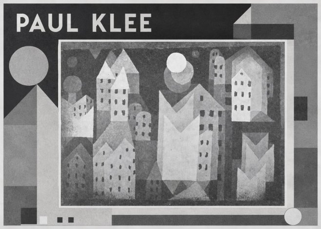Paul Klee City of Churches No4 - Affiche