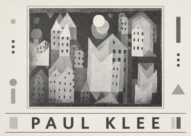 Paul Klee City of Churches No6 - Affiche