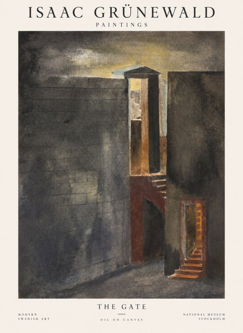 Isaac Grünewald Architectural Fantasy No2 - Affiche