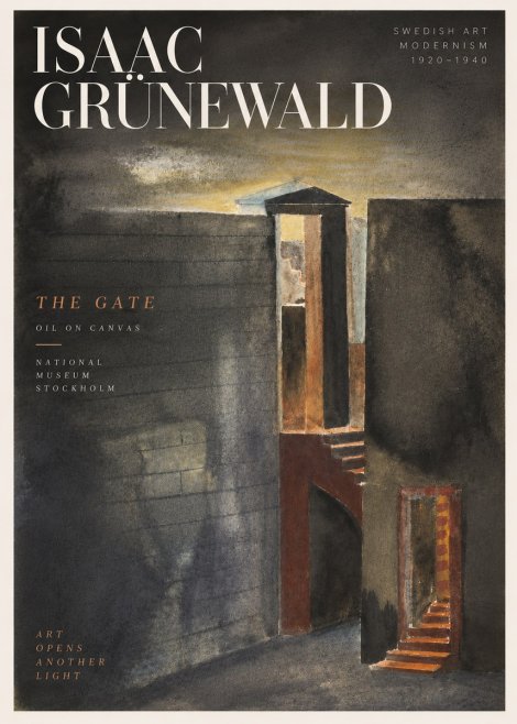 Isaac Grünewald Architectural Fantasy No5 - Affiche