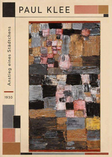 Paul Klee Anstieg Eines Städtchens No2 - Affiche
