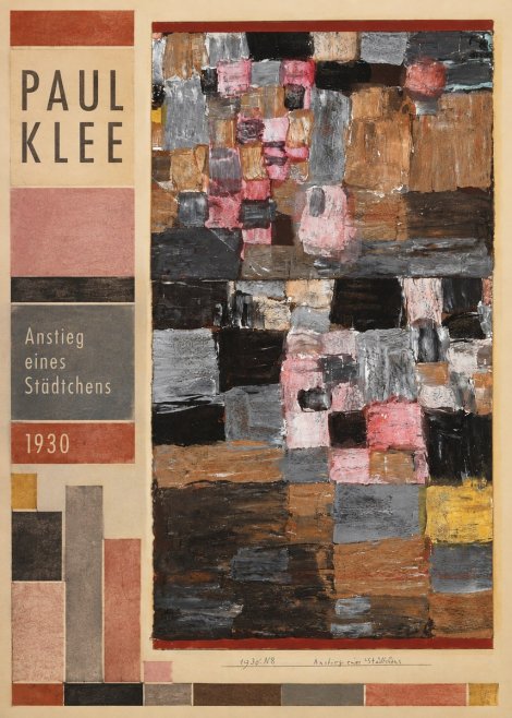 Paul Klee Anstieg Eines Städtchens No3 - Affiche