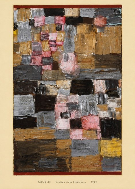 Paul Klee Anstieg Eines Städtchens No6 - Affiche