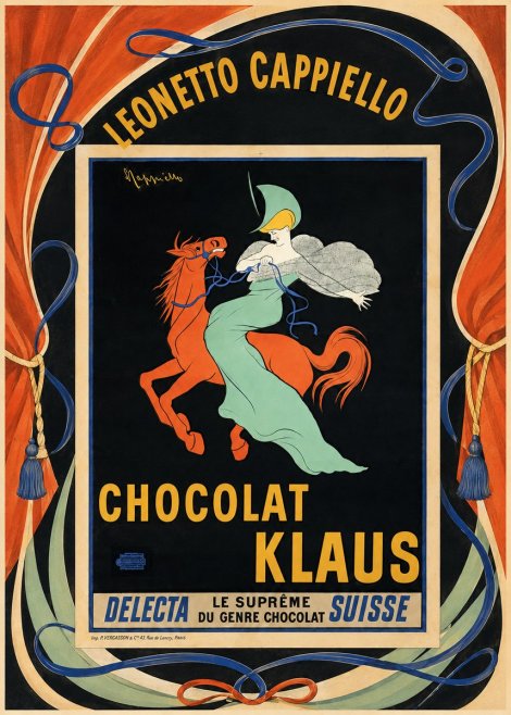 Leonetto Cappiello Chocolat Klaus II No4 - Affiche