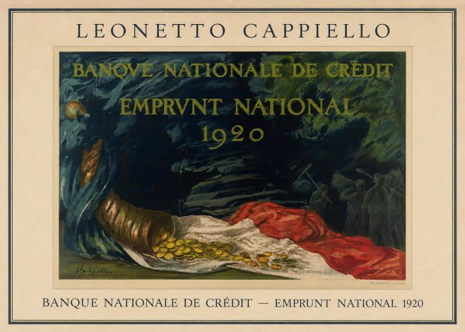 Leonetto Cappiello Banque Nationale De Crédit - Emprunt National 1920 No3 - Affiche