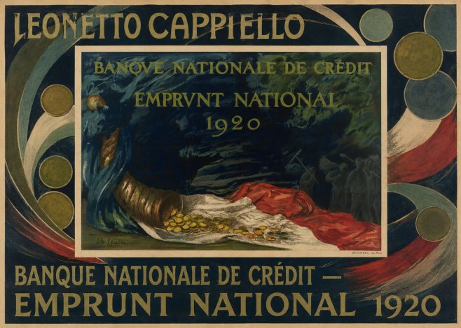 Leonetto Cappiello Banque Nationale De Crédit - Emprunt National 1920 No6 - Affiche