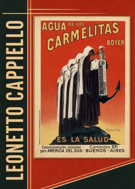 Leonetto Cappiello Agua De Los Carmelitas Boyer No2 - Affiche