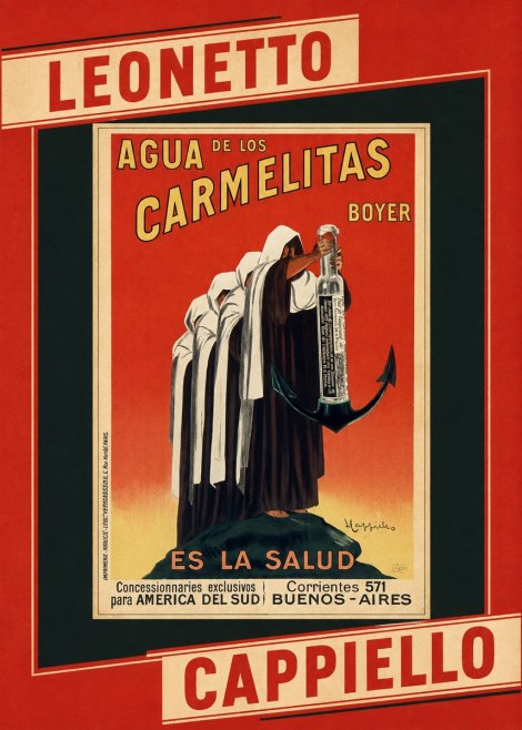 Leonetto Cappiello Agua De Los Carmelitas Boyer No6 - Affiche