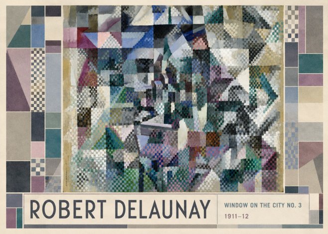 Robert Delaunay Window on the City No. 3 No1 - Affiche