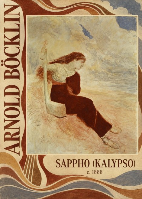 Arnold Böcklin Sappho (Kalypso) No5 - Affiche