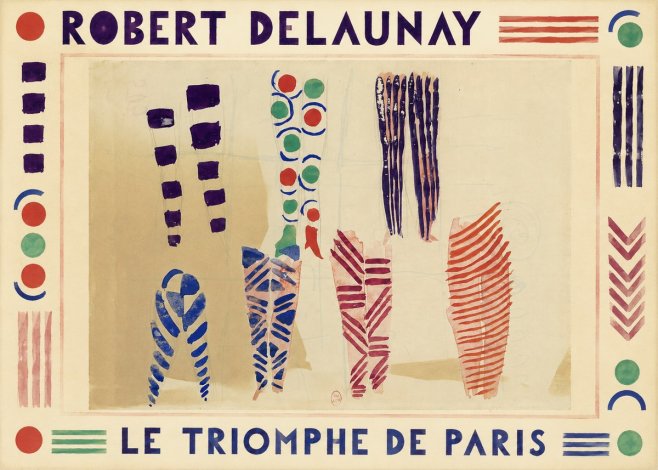 Robert Delaunay Le Triomphe De Paris IV No1 - Affiche