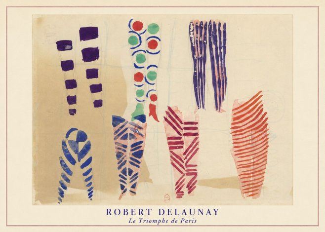 Robert Delaunay Le Triomphe De Paris IV No3 - Affiche
