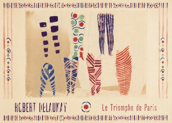 Robert Delaunay Le Triomphe De Paris IV No4 - Affiche