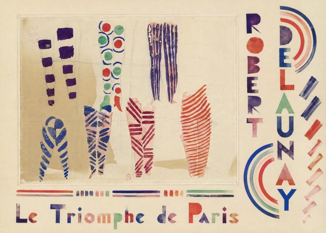 Robert Delaunay Le Triomphe De Paris IV No5 - Affiche