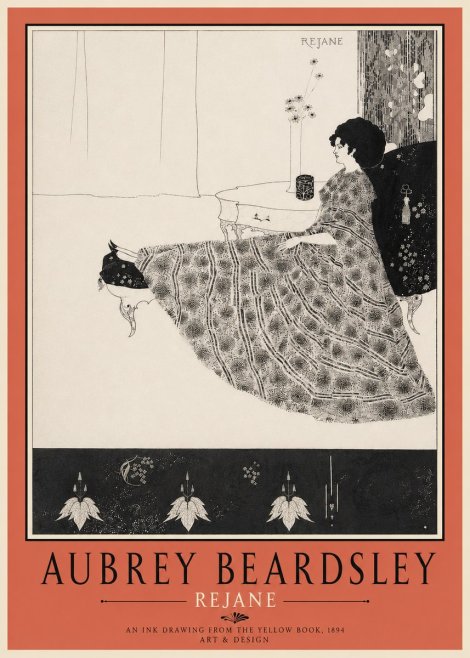 Aubrey Beardsley Rejane II No4 - Affiche