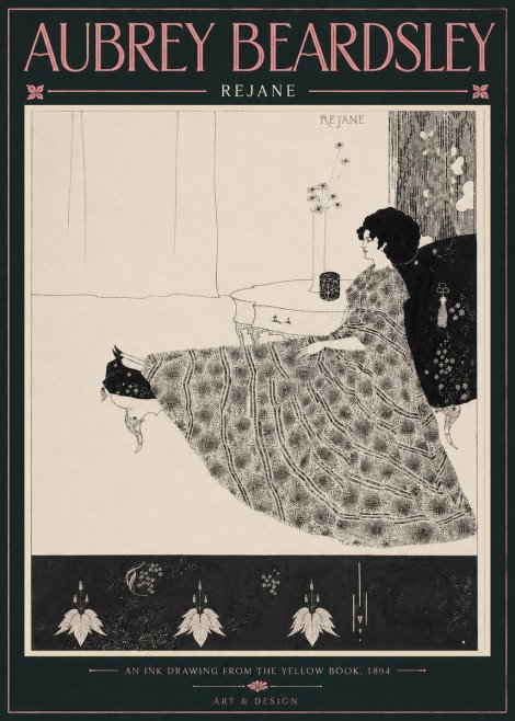 Aubrey Beardsley Rejane II No5 - Affiche
