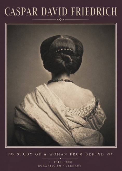 Caspar David Friedrich Study of a Woman from Behind No5 - Affiche