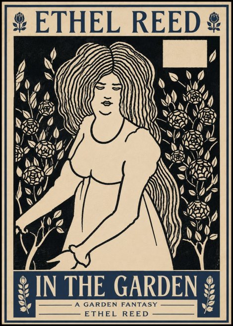 Ethel Reed In the Garden No6 - Affiche
