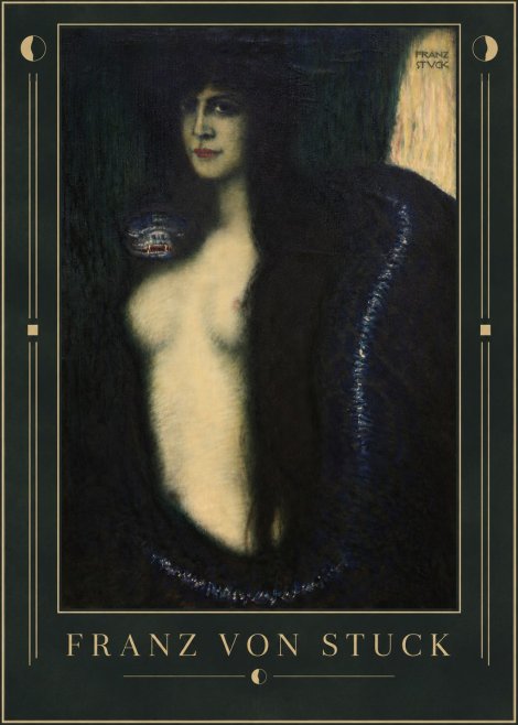 Franz von Stuck The Sin II No5 - Affiche