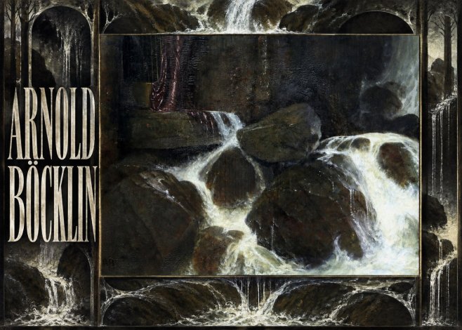Arnold Böcklin The Nymph of the Waterfall No6 - Affiche