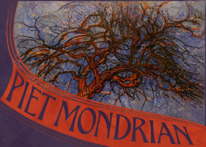 Piet Mondrian The Red Tree No5 - Affiche