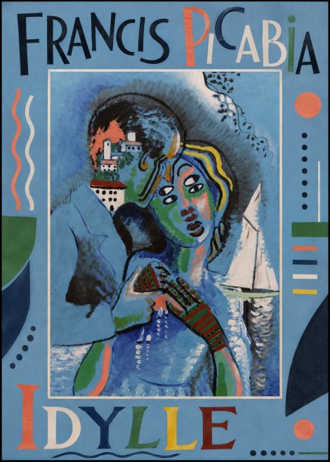 Francis Picabia Idylle No1 - Affiche