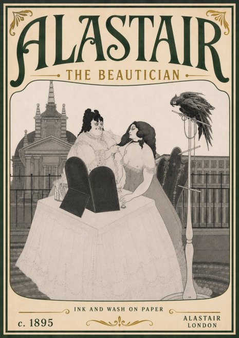 Alastair The Beautician No6 - Affiche