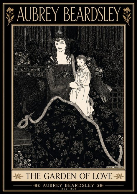 Aubrey Beardsley The Garden of Love No4 - Affiche