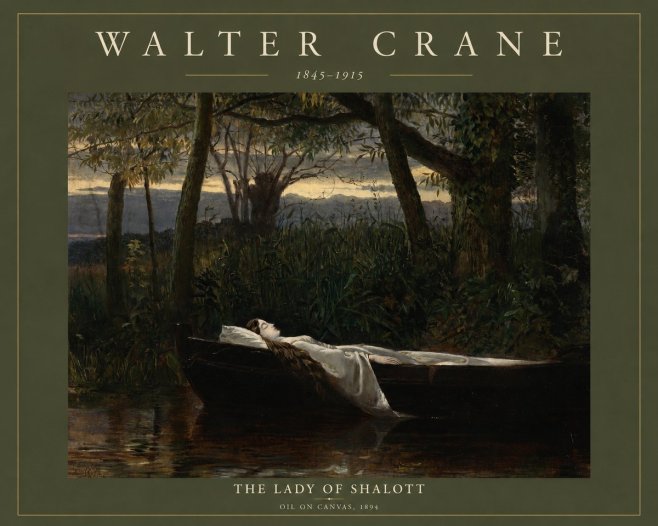 Walter Crane The Lady of Shalott No2 - Affiche