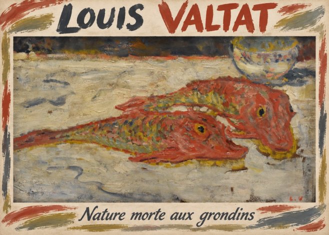 Louis Valtat Nature Morte Aux Grondins No1 - Affiche