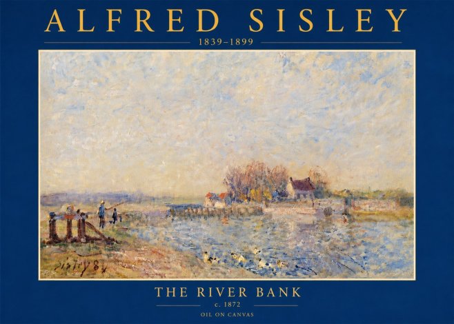 Sisley The River Bank I No5 - Affiche