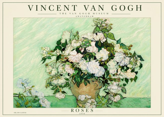 Van Gogh Roses II No3 - Affiche
