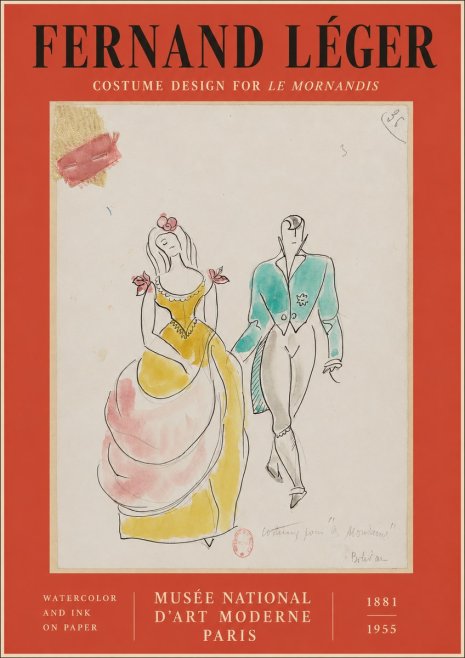 Fernand Léger Costume Pour "Le Mandarin" No2 - Affiche