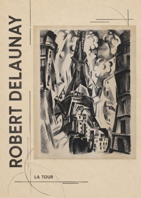 Robert Delaunay La Tour No2 - Affiche