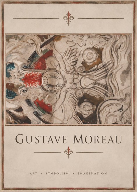 Gustave Moreau Decorative Composition No4 - Affiche