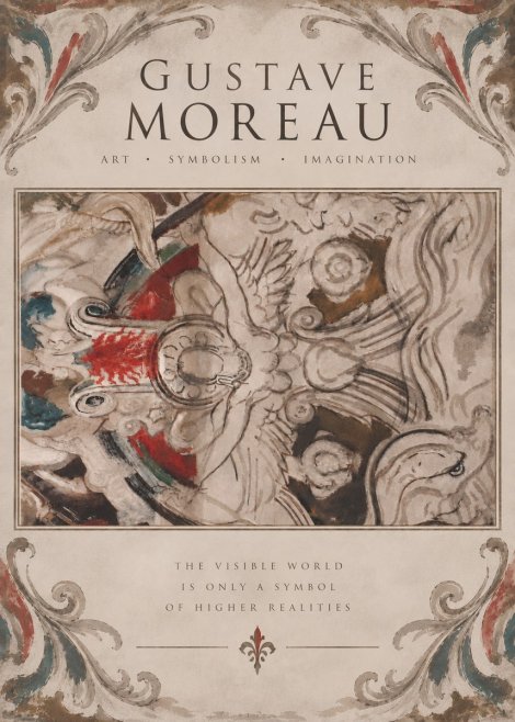 Gustave Moreau Decorative Composition No6 - Affiche