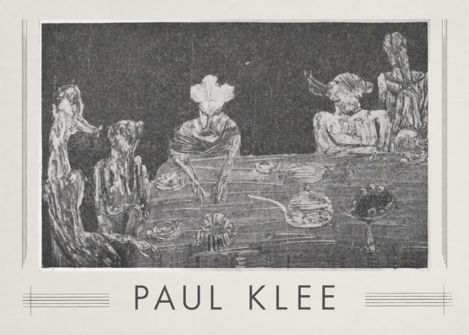 Paul Klee Die Mahlzeit No1 - Affiche
