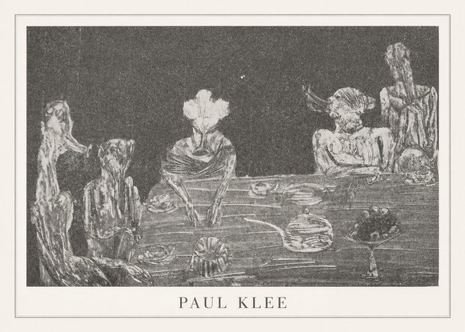 Paul Klee Die Mahlzeit No4 - Affiche