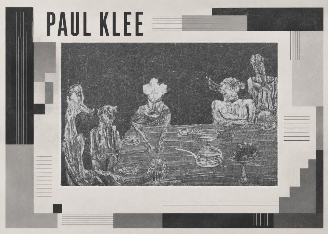 Paul Klee Die Mahlzeit No6 - Affiche