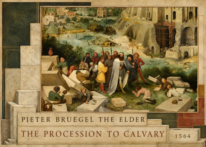 Pieter Bruegel The Tower of Babel XIV No6 - Affiche