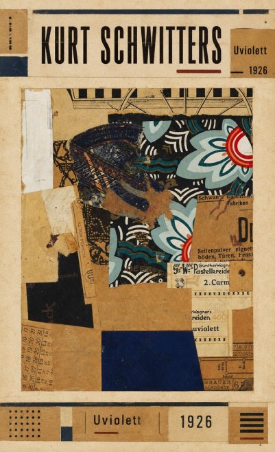 Kurt Schwitters Uviolett No3 - Affiche