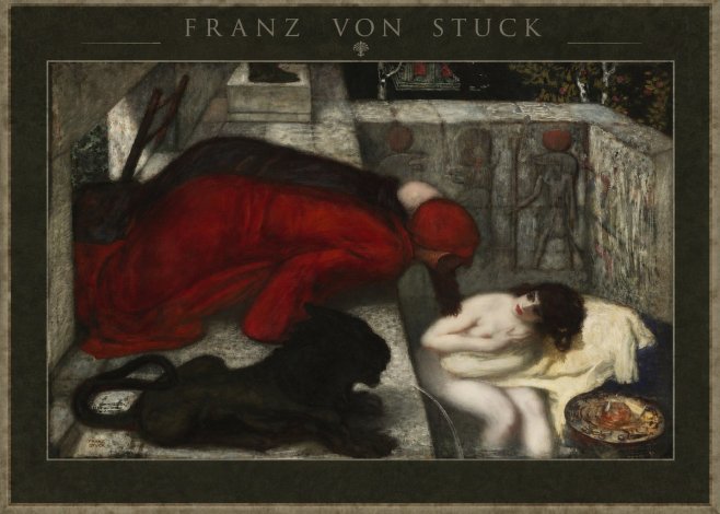 Franz von Stuck Salome No2 - Affiche