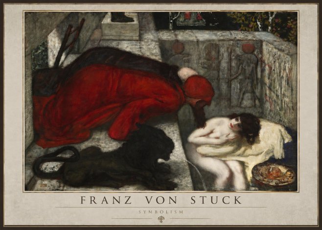 Franz von Stuck Salome No4 - Affiche