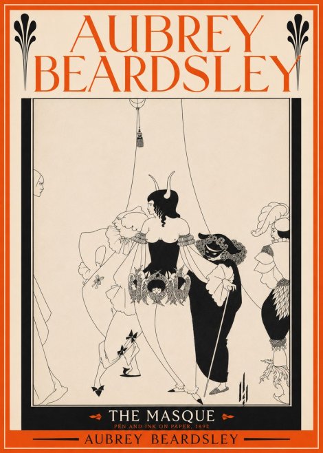 Aubrey Beardsley The Masque No3 - Affiche