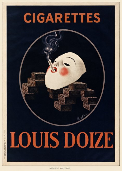 Leonetto Cappiello Cigarettes Louis Doize No6 - Affiche