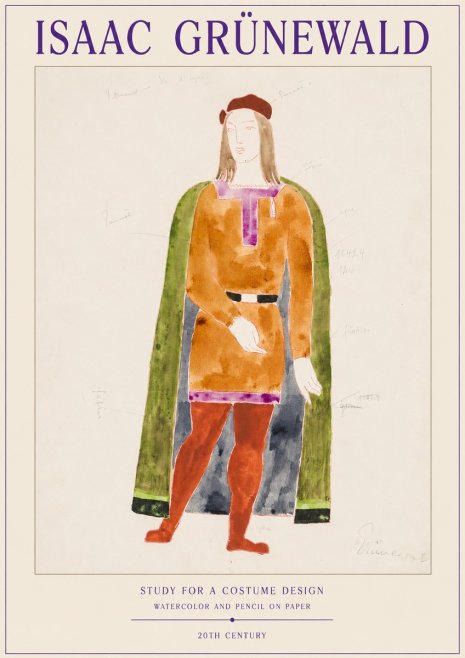 Isaac Grünewald Study for a Costume Design No1 - Affiche