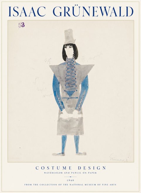Isaac Grünewald Costume Design X No1 - Affiche