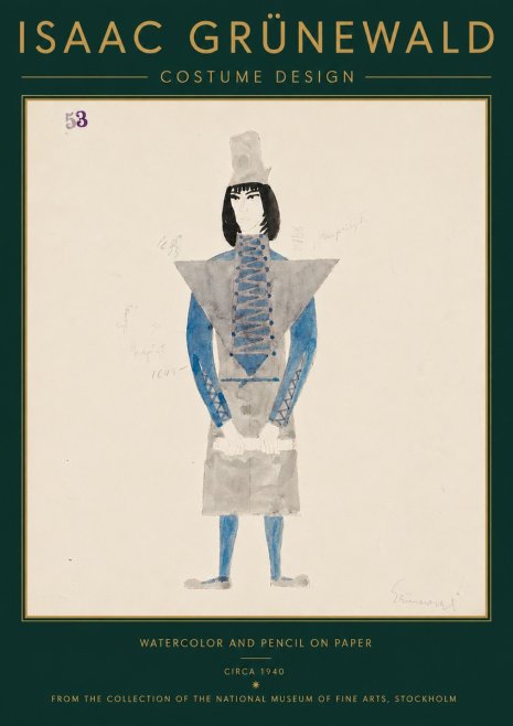 Isaac Grünewald Costume Design X No4 - Affiche