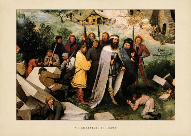Pieter Bruegel The Blind Leading the Blind III No5 - Affiche